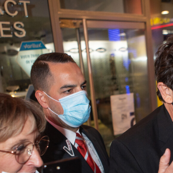 Patrick Bruel lors de l'avant -première du film "Villa Caprice" de Bernard Stora, au cinéma UGG Toison d'Or, à Bruxelles, à l'occasion de la réouverture des salles de cinémas en Belgique le 9 juin 2021. 