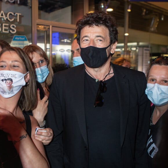 Patrick Bruel lors de l'avant -première du film "Villa Caprice" de Bernard Stora, au cinéma UGG Toison d'Or, à Bruxelles, à l'occasion de la réouverture des salles de cinémas en Belgique le 9 juin 2021.