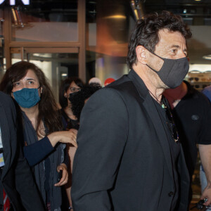 Patrick Bruel lors de l'avant -première du film "Villa Caprice" de Bernard Stora, au cinéma UGG Toison d'Or, à Bruxelles, à l'occasion de la réouverture des salles de cinémas en Belgique le 9 juin 2021.