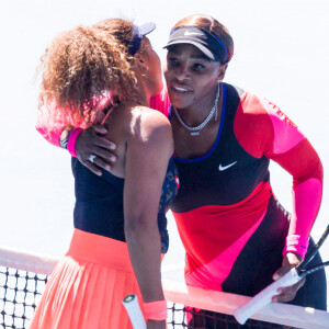 Serena Williams s'était inclinée en demi-finale de l'Open d'Australie face à la Japonaise Naomi Osaka. Melbourne, le 18 février 2021.