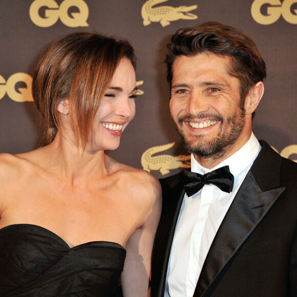 Bixente Lizarazu et son amie Claire Keim - Soiree GQ ' l'Homme de l'Année' au Musée d'Orsay à Paris.