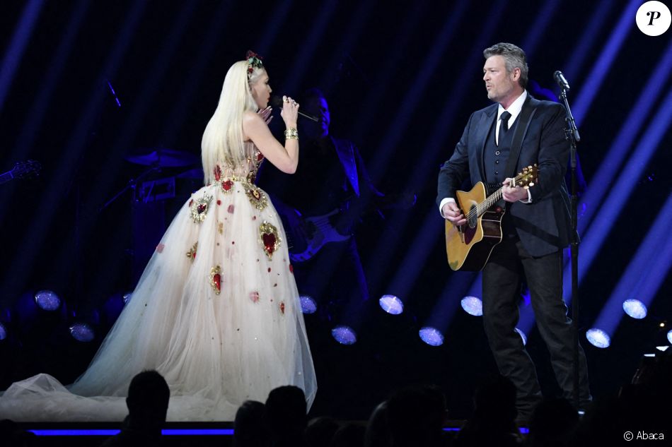 Gwen Stefani et Blake Shelton aux 92e Grammy Awards. Los Angeles, le 26 janvier 2020.
