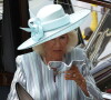 Camilla, duchesse de Cornouailles, au Royal Ascot le 15 juin 2021.