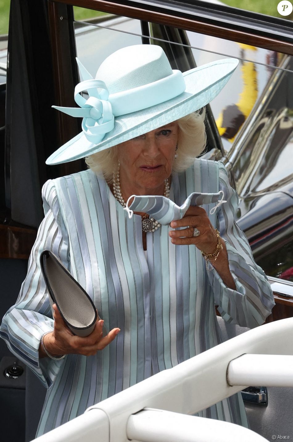 Camilla, duchesse de Cornouailles, au Royal Ascot le 15 juin 2021.