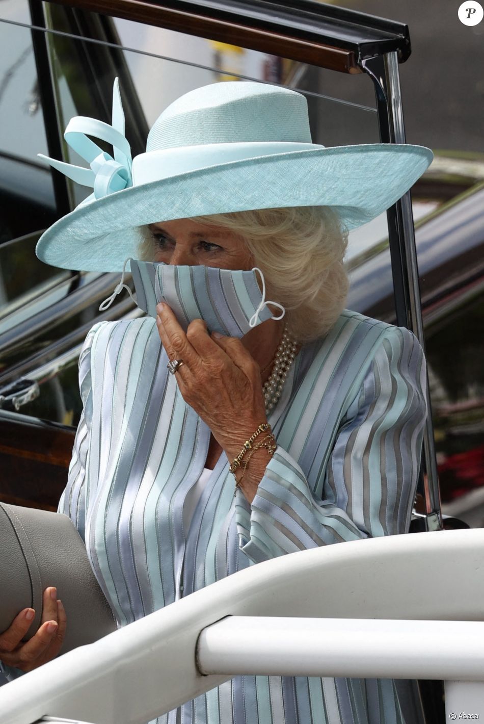 Camilla, duchesse de Cornouailles, au Royal Ascot le 15 juin 2021.