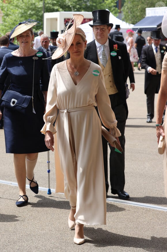 La comtesse Sophie de Wessex au Royal Ascot le 15 juin 2021.