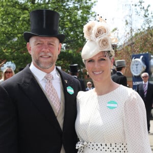 Mike et Zara Tindall au Royal Ascot.