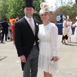 Mike et Zara Tindall au Royal Ascot le 15 juin 2021.