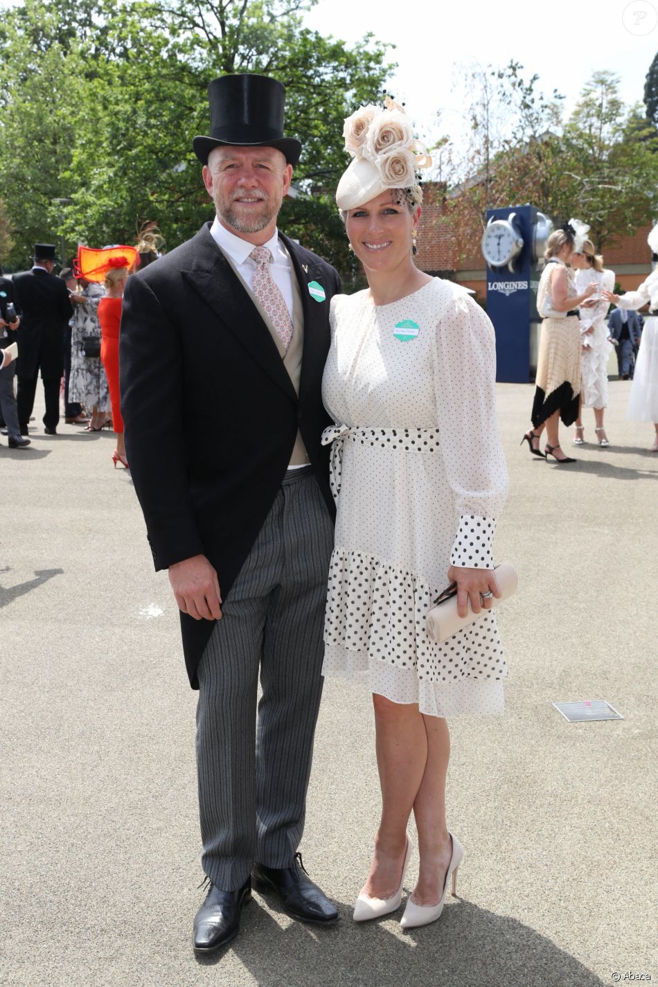 Mike et Zara Tindall au Royal Ascot le 15 juin 2021.