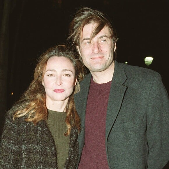 Catherine Frot et son mari Michel Couvelard - générale de "Hilda" au théâtre de l'atelier à Paris.