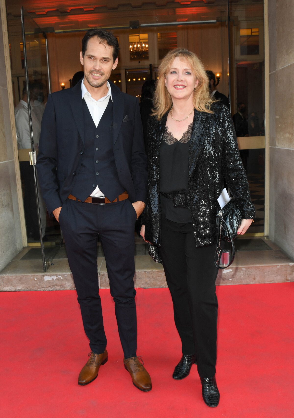 Photo : Agnès Soral et Charles Vivier lors de la soirée de gala 