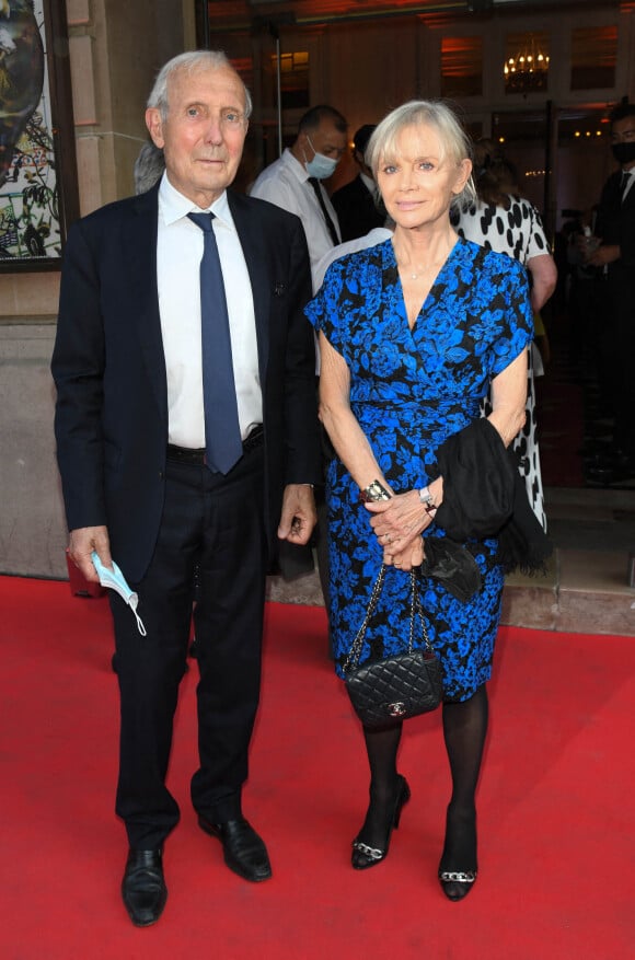 Elisabeth Guigou et Jean-Louis Guigou lors de la soirée de gala "Enfance Majuscule" à la salle Gaveau à Paris le 15 juin 2021. © Coadic Guirec / Bestimage