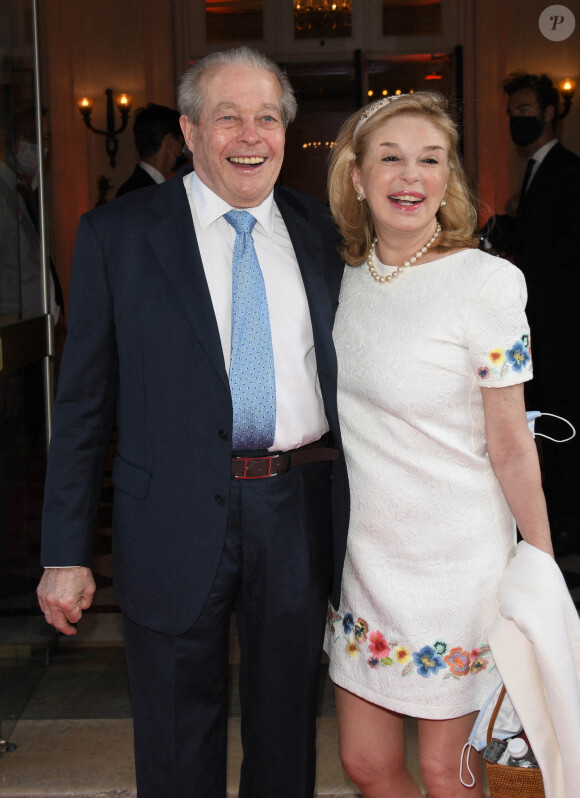Le prince Michel d'Orleans et la princesse Barbara d'Orleans lors de la soirée de gala "Enfance Majuscule" à la salle Gaveau à Paris le 15 juin 2021. © Coadic Guirec / Bestimage