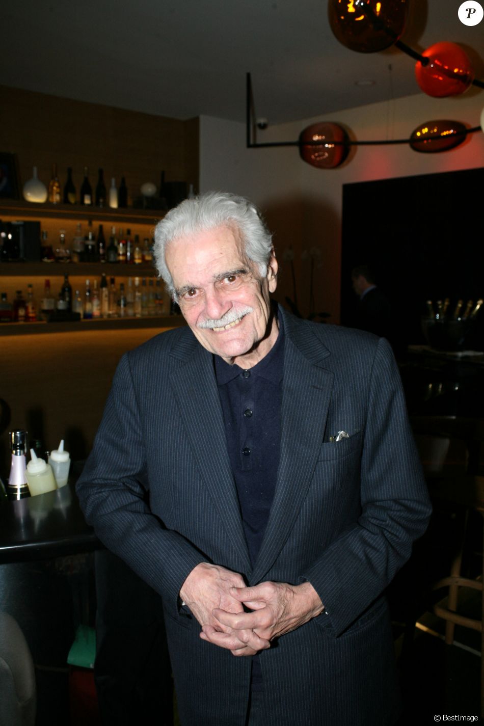 Omar Sharif - Présentation du livre "Les couleurs de la nuit" de Véronique Koch à Paris. Le 17 novembre 2014.