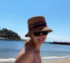 Beatrice Borromeo à la plage en Grèce, avant le défilé Dior Cruise 2022, avec sa copine Bianca Brandolini, le 17 juin 2021.