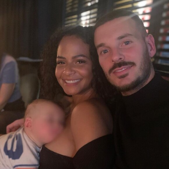 Christina Milian et M. Pokora avec leur fils Isaiah. Photo publiée par Christina Milian sur Instagram.