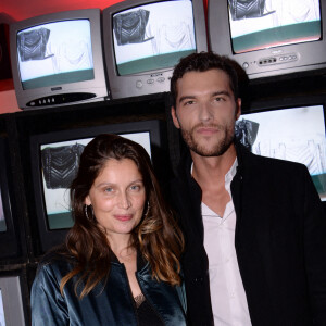 Laetitia Casta, Ludovic Manzon - Soirée de lancement du sac Kate Moss pour IKKS à l'hôtel Amour à Paris le 22 octobre 2020. © Rachid Bellak / Bestimage