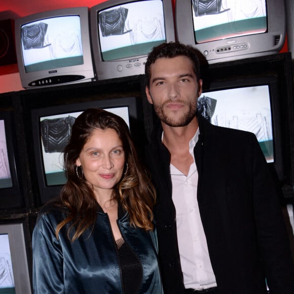 Laetitia Casta, Ludovic Manzon - Soirée de lancement du sac Kate Moss pour IKKS à l'hôtel Amour à Paris le 22 octobre 2020. © Rachid Bellak / Bestimage