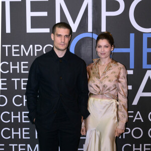 Louis Garrel et sa femme Laetitia Casta - Emission "Che Tempo Che Fa" à Milan en Italie le 7 avril 2019.