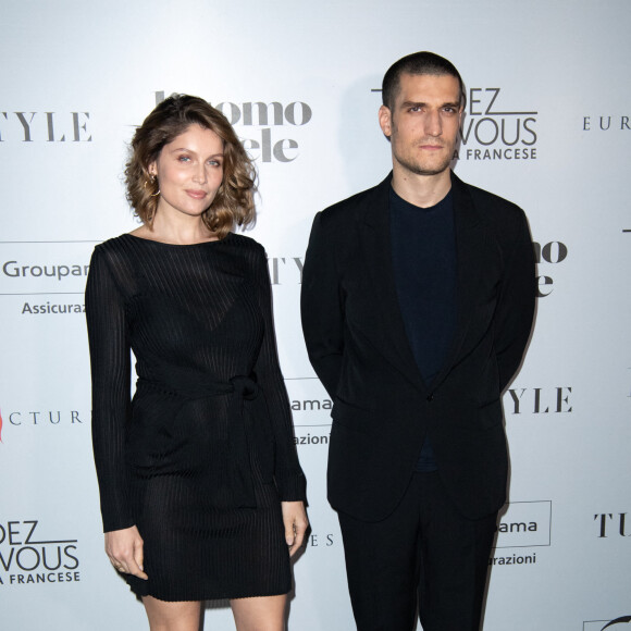 Laetitia Casta et son mari Louis Garrel - Première du film "L'Homme fidèle" à Milan en Italie, le 6 avril 2019.