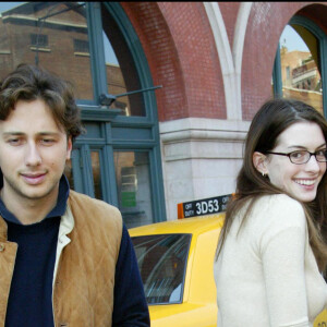 Exclusif - Raffaello Folliero et Anne Hathaway à New York.