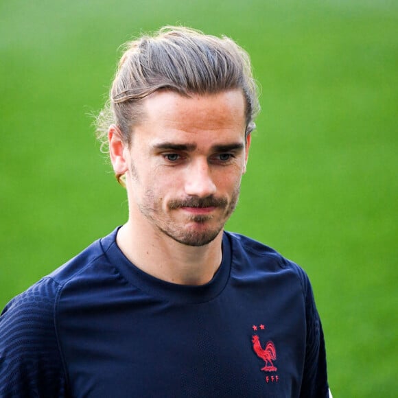 Antoine Griezmann s'entraine à Budapest pour l'Euro 2020 le 22 juin 2021. © Anthony Bibard / FEP / Panoramic / Bestimage