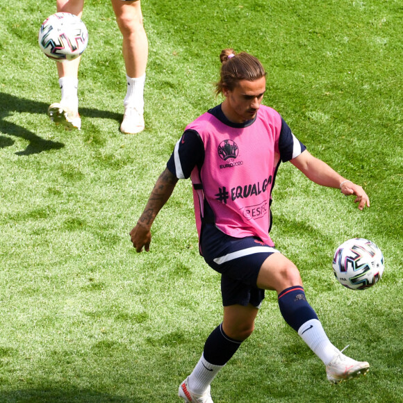 Antoine Griezmann s'entraine à Budapest pour l'Euro 2020 le 18 juin 2021. © Anthony Bibard / FEP / Panoramic / Bestimage