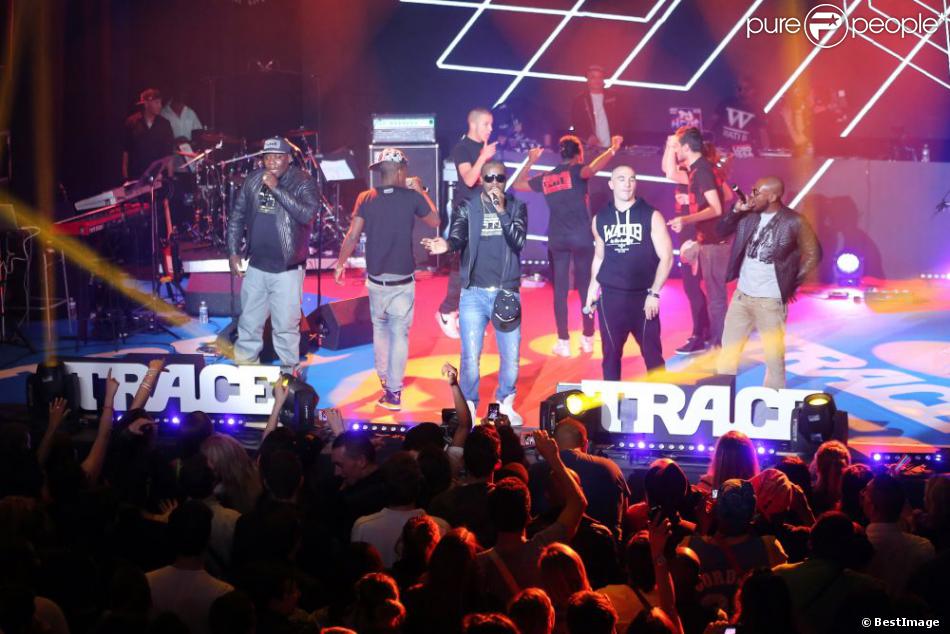 La Sexion D'Assaut lors des Trace Urban Music Awards à Paris, le 14 mai 2013.