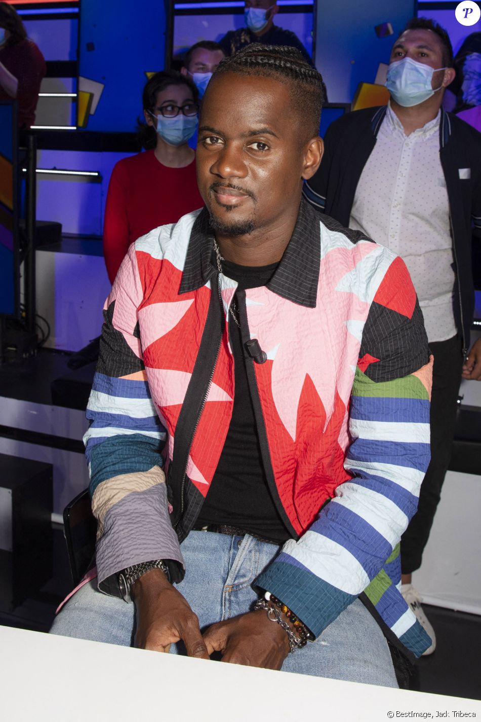 Exclusif - Black M (Alpha Diallo) - Enregistrement de l'émission "Touche Pas à Mon Poste (TPMP)", présentée par C.Hanouna et diffusée en direct le 20 mai sur C8 © Jack Tribeca / Bestimage