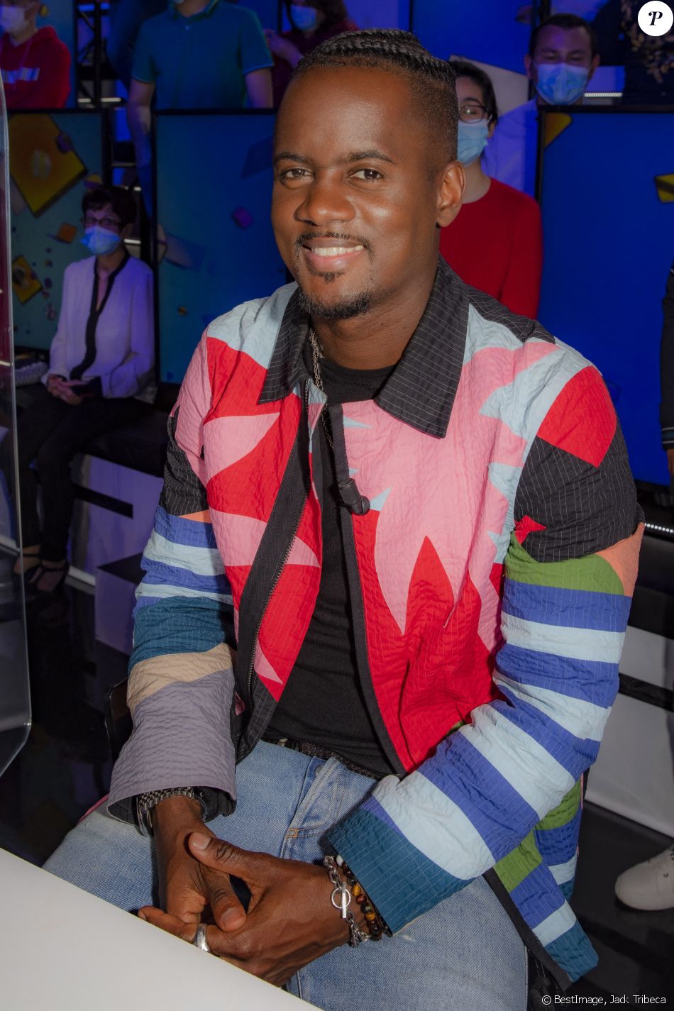Exclusif - Black M (Alpha Diallo) - Enregistrement de l'émission "Touche Pas à Mon Poste (TPMP)", présentée par C.Hanouna et diffusée en direct le 20 mai sur C8 © Jack Tribeca / Bestimage