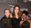 Shiloh Jolie Pitt, Angelina Jolie et Zahara Jolie Pitt - Première de "Maléfique : Le pouvoir du Mal" à Rome, le 7 octobre 2019.