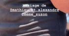 Mariage de Mathieu et Alexandre le 26 juin 2021, Instagram.