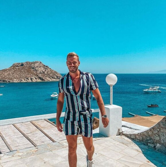 Julien Bert à Mykonos, août 2020