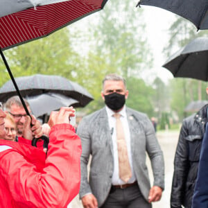 Emmanuel et Brigitte Macron vont voter pour le second tour des élections régionales et départementales au palais des Congrès au Touquet. Le 27 juin 2021. © Romain Gaillard / Pool / Bestimage