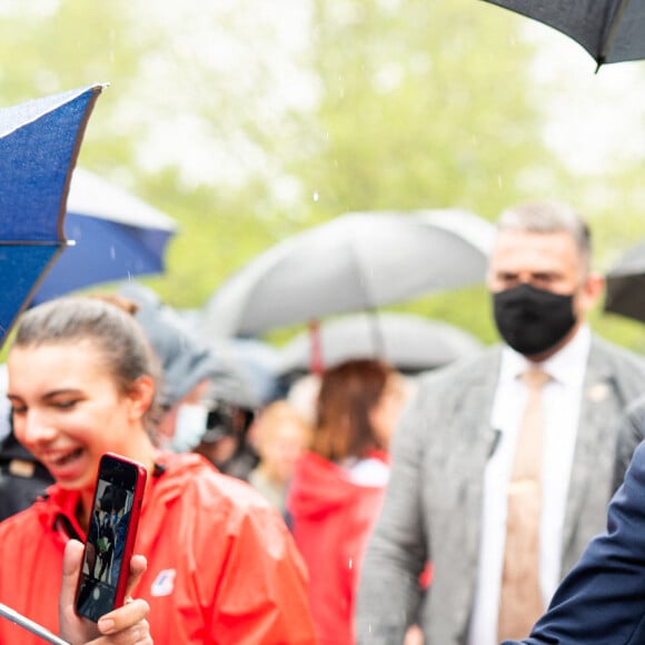 Emmanuel et Brigitte Macron vont voter pour le second tour des élections régionales et départementales au palais des Congrès au Touquet. Le 27 juin 2021. © Romain Gaillard / Pool / Bestimage