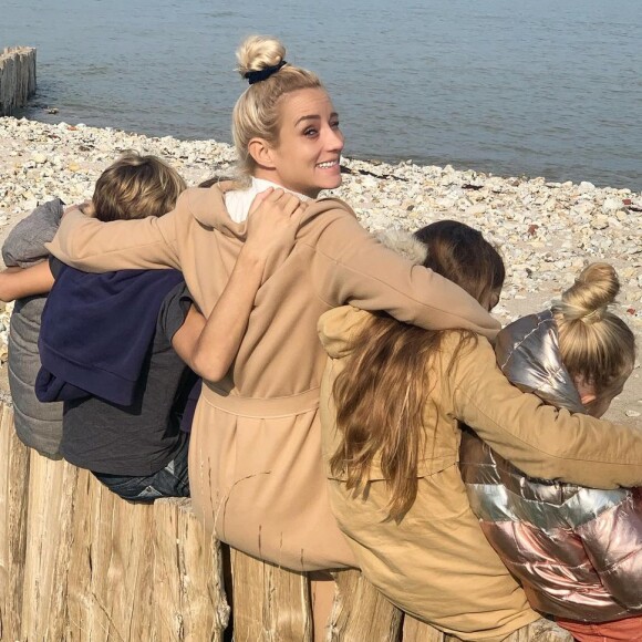 Elodie Gossuin et ses quatre enfants sur Instagram, automne 2020.