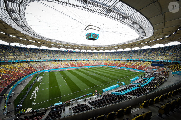 Atmosphère avant le huitièmes de finale de l'Euro 2020 entre la France et la Suisse à l'arène nationale de Bucarest, Roumanie, le 28 juin 2021. © Federico Pestellini/Panoramic/Bestimage 