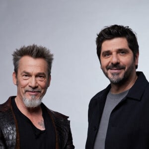 Exclusif - Florent Pagny et Patrick Fiori - Studio - Enregistrement de l'émission "La soirée extraordinaire : La musique comme vous ne l'avez jamais vue", qui sera diffusée le 30 juin sur M6. © Gaffiot-Moreau / Bestimage