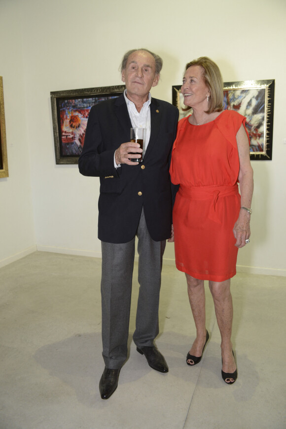 Pal Sarkozy et son épouse Inès Sarkozy de Nagy-Bocsa à Madrid en 2013. 