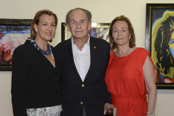 Pal Sarkozy et son épouse Inès Sarkozy de Nagy-Bocsa à Madrid en 2013.