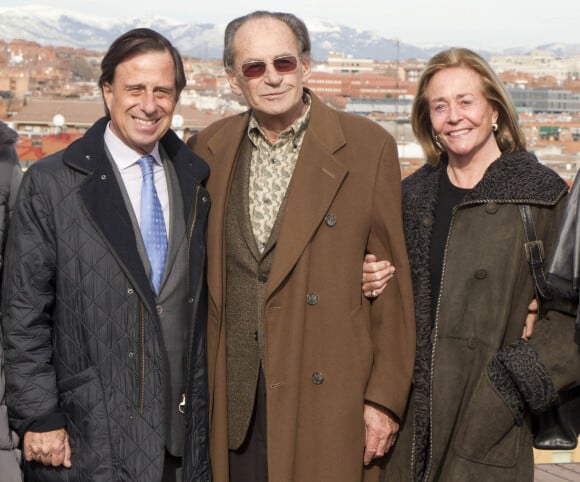 Pal Sarkozy visite le centre d'art Alcobendas à Madrid avec son épouse Inès Sarkozy de Nagy-Bocsa. Le 28 janvier 2013