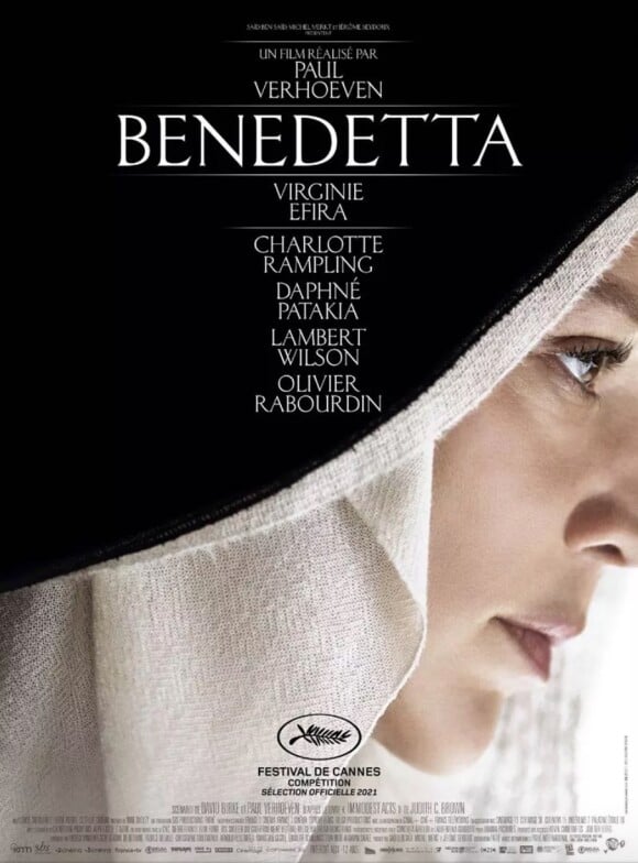 Virginie Efira dans le film "Benedetta", de Paul Verhoeven. En France le 9 juillet 2021.