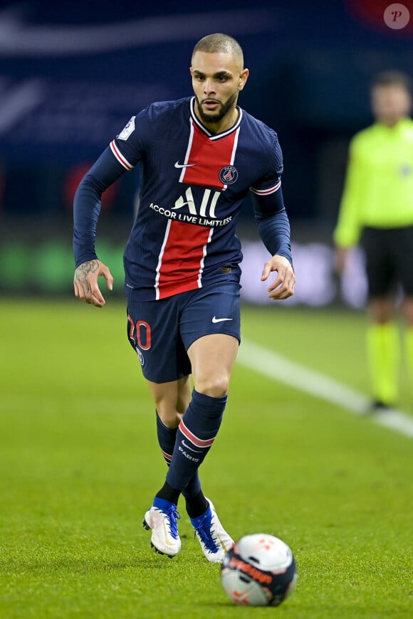 Layvin Kurzawa - Match de Ligue 1 au Parc des Princes à Paris, le 22 janvier 2021.