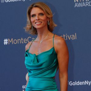 Sylvie Tellier lors du photocall de la cérémonie des Nymphes d'Or du 60ème festival de télévision de Monte Carlo au Grimaldi Forum à Monaco. © Claudia Albuquerque / Bestimage