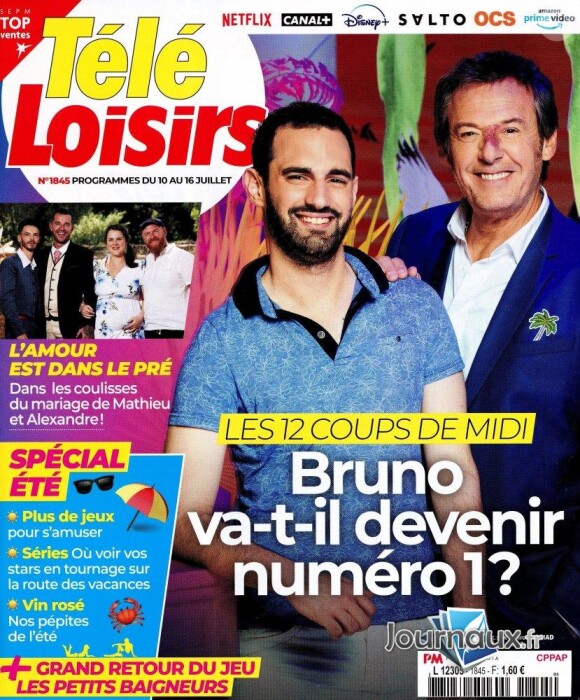 Magazine "Télé Loisirs", en kiosques le 5 juillet 2021.