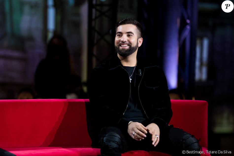 Kendji Girac - Enregistrement de l'émission "Surprise Sur Prise" à l'Atelier des Lumières à Paris, qui sera diffusée le 27 février sur France 2. Le 15 février 2021