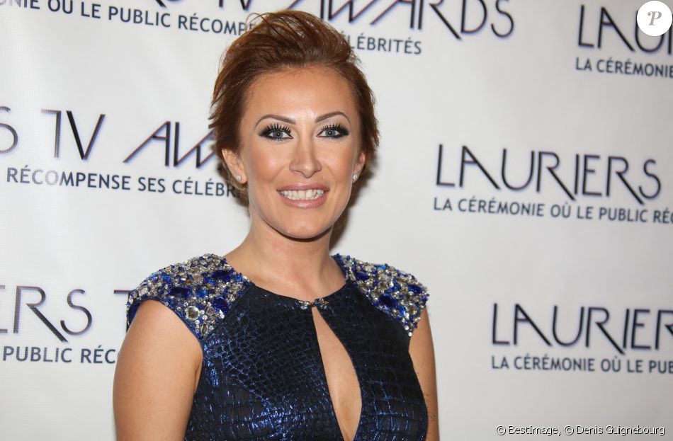 Gaëlle (Les Ch'tis sur W9) - Soirée des Lauriers TV Awards au Théâtre des Variétés à Paris, le 13 janvier 2016. © Denis Guignebourg/Bestimage