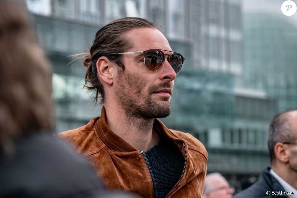 Camille Lacourt - Cocktail de l'équipe de Formule E Panasonic X Jaguar Racing à l'Hôtel Royal Monceau. Paris, le 25 avril 2019. © Bernard Rouffignac/Panasonic Jaguar Racing Formula E Team/Bestimage