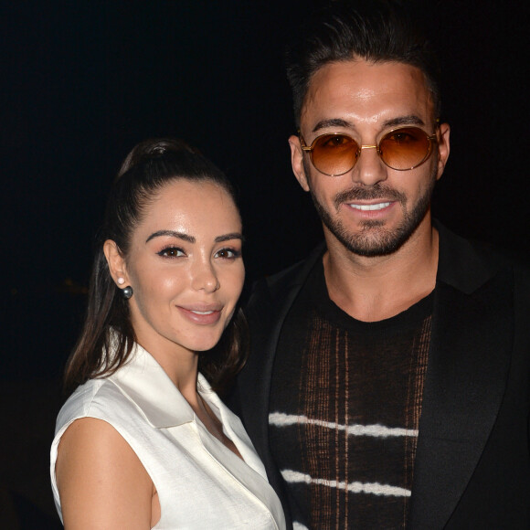 Nabilla Benattia (enceinte) et son mari Thomas Vergara au photocall de l'after party "Magnum x Rita Ora" sur la plage privée Magnum lors du 72ème Festival International du Film de Cannes, France,le 16 mai 2019. © Veeren/Bestimage