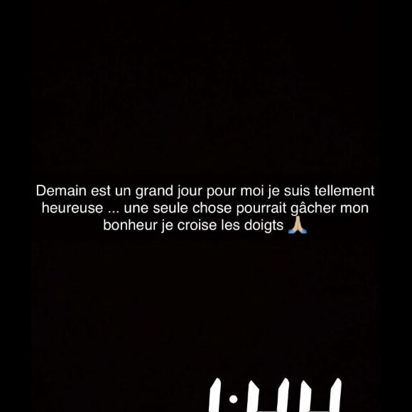 Nabilla Benattia poste un mystérieux message sur Snapchat, le 6 juillet 2021